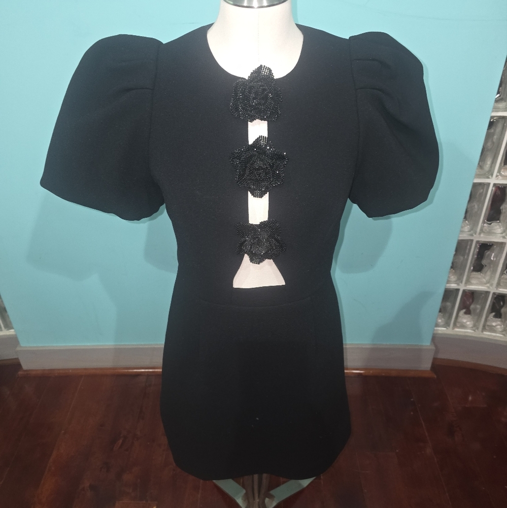 Rebecca Vallance Aubree Flower Mini Dress Size 6